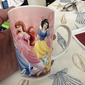 Disney PRINCESS princesses ceramic MUG 5"H